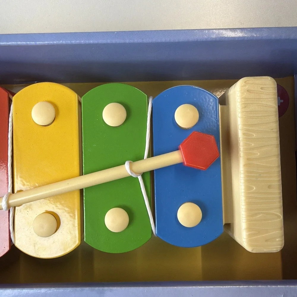 Bluey Magic Xylophone - Musical Toy for Kids with Child-Safe 4 Keys & Mallet